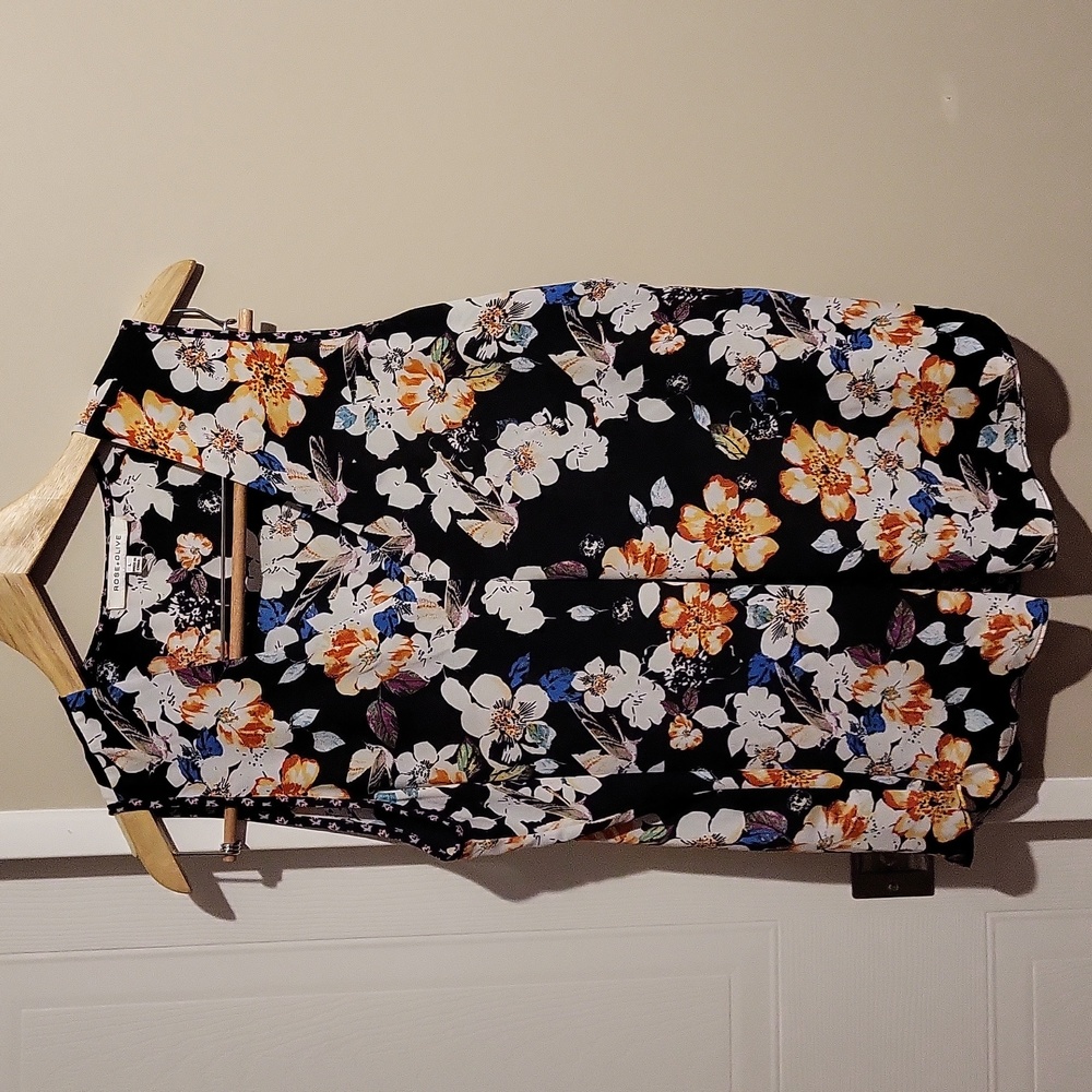 Rose + Olive Floral Sheer Blouse